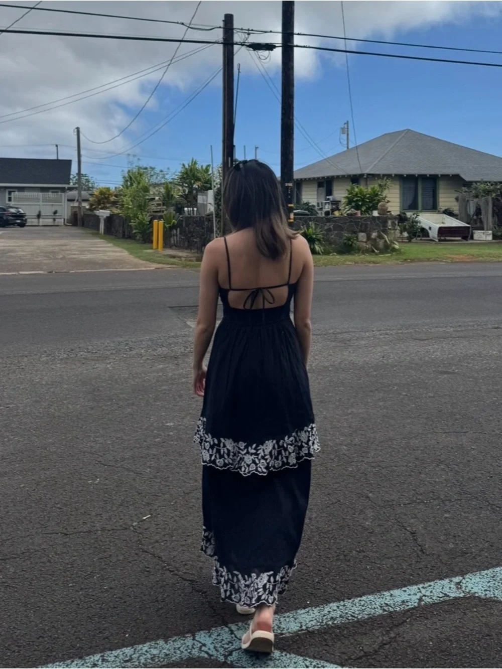 Abercrombie Tiered Ruffle Maxi Dress